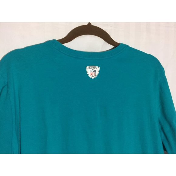 NIKE NFL Miami Dolphins Mesh Style Graphic T-Shirt Teal Green - Picture 6 of 6